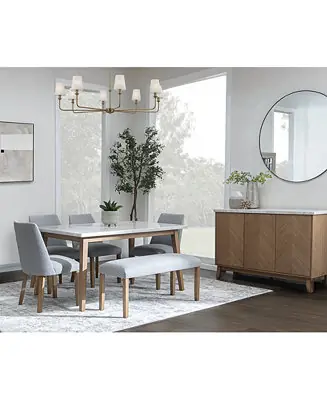 Best Seller Mabell 6-Pc. Set (Table, 4 Side Chairs & Bench)