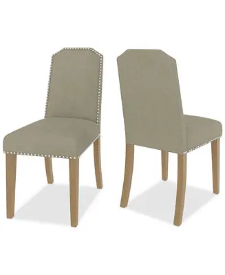 Crafted Hinsen 2pc Dining Chair Set