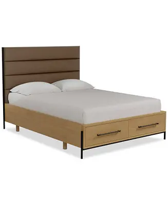 Buy Today Linstead Full Upholstered Storage Bed