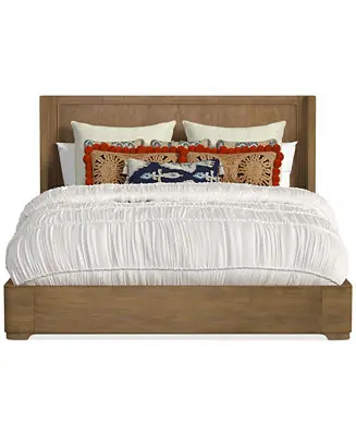 Fast Shipping Nordic King Panel Storage Bed