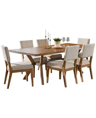 Furniture Knox 7-Pc. Dining Set (Table & 6 Side Chairs) Wholesale