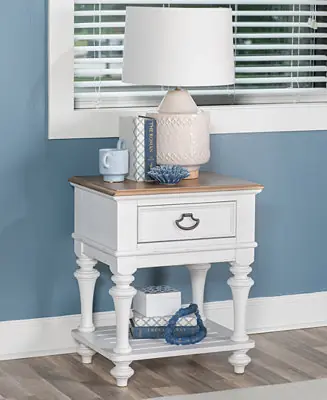 Mandeville Open Nightstand, Created for Macy's. Fresh Stock