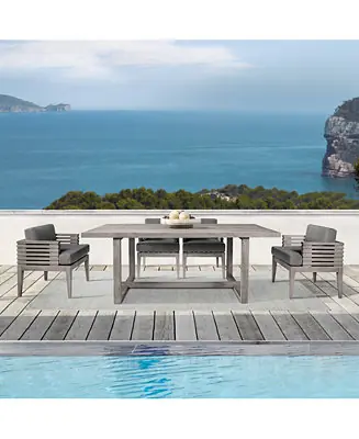 Vivid Outdoor Dining 5-Pc. Set (4 Chairs & Table) Genuine