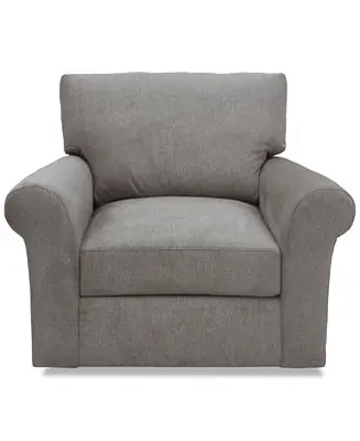 Cheap Reiter Fabric Swivel Arm Chair