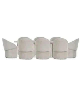 Warranty Included Tempo 9-Pc. Set (Rectangular Table & 8 Caster Chairs)