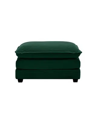 Green Corduroy Ottoman Footstool Grab Now