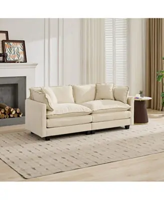 Streamdale Cloud Couch: Ultimate Comfort Chenille Sofa with Ergonomic Support Shop Now