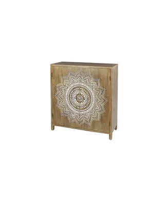 Wood Boho Style Cabinet Instant Buy