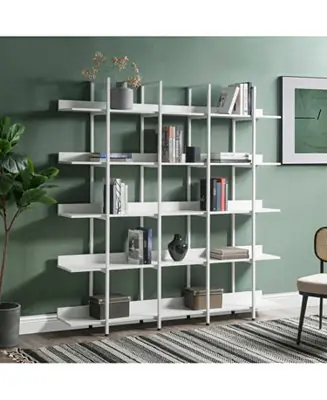 5 Tier Bookcase, Industrial Style Shelf Special Offer
