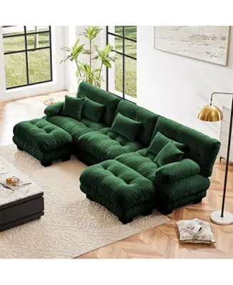 Viral Streamdale Luxury Modular Sectional Sofa Couch - Oversized U Shaped Cloud Couch