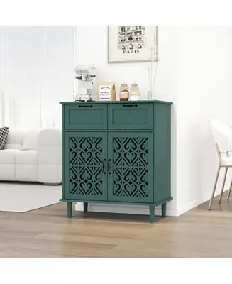 2-Drawer, 2-Door Accent Cabinet In Demand