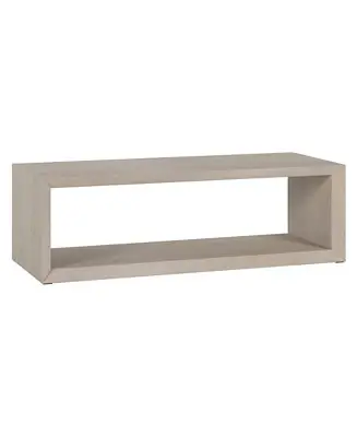 Free Shipping Osmond 58" Wide Rectangular Coffee Table in Alder White