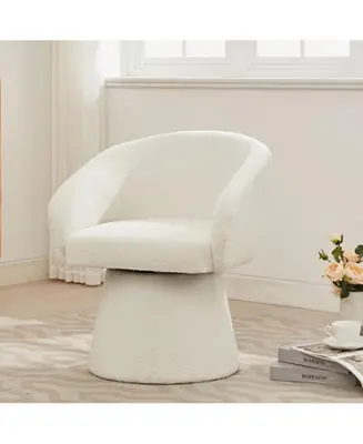 Certified Modern 360 Swivel Boucle Accent Chair