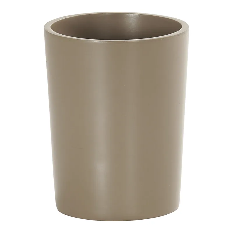 Cal-Mil 38 oz. Taupe Round Resin Crock / Condiment Jar Free Returns