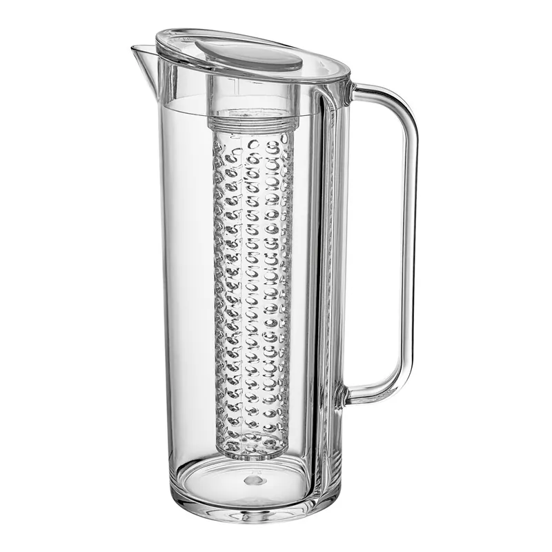 Viral TableCraft PP322FIN 2 Qt. Plastic Pitcher with Infusion Chamber