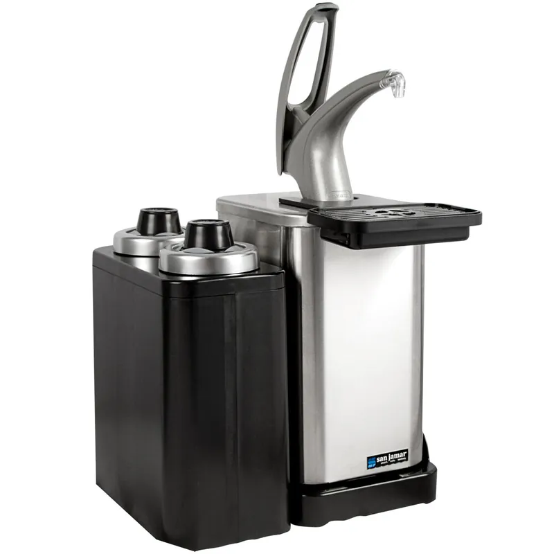 San Jamar MODP4900CC FrontLine Modular Condiment Dispenser Pump with Portion Cup Dispenser Limited Time