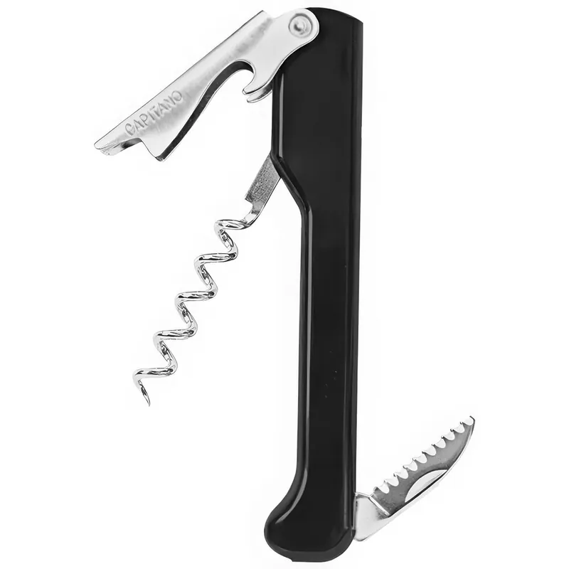 Franmara Capitano Customizable Waiter's Corkscrew with Black Plastic Handle 2016-01 Best Price