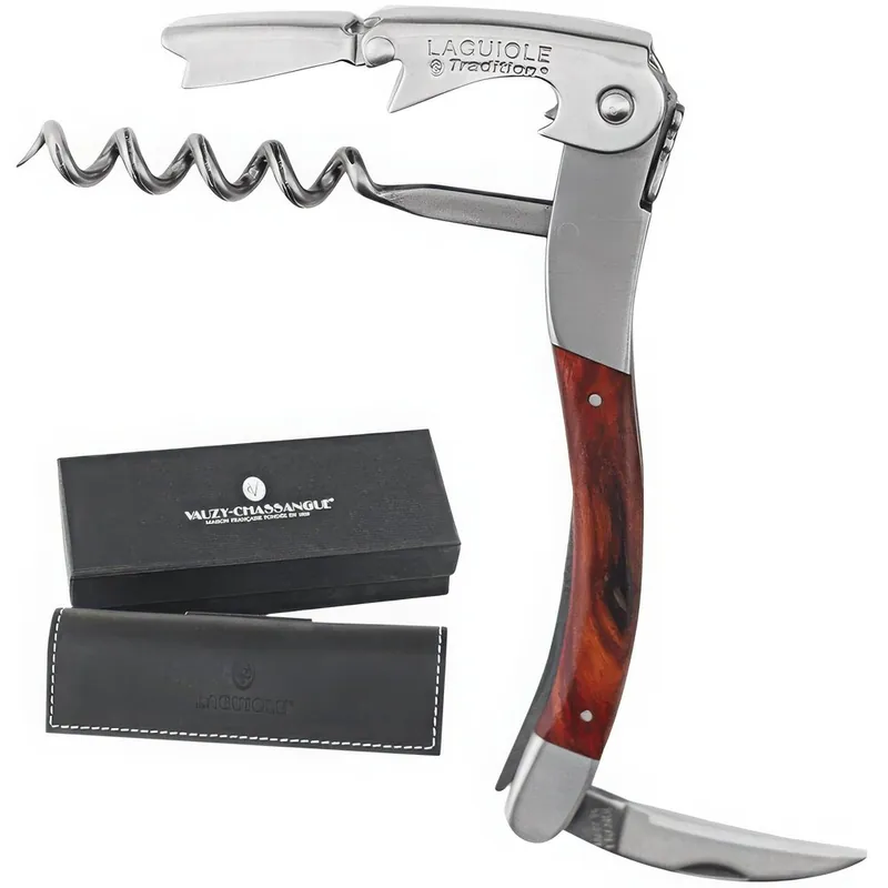 Authentic Laguiole Tradition Rosewood Waiter's Corkscrew 3440