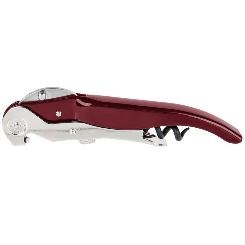 Handmade Pullparrot Waiter's Corkscrew with Burgundy Handle 5125-03