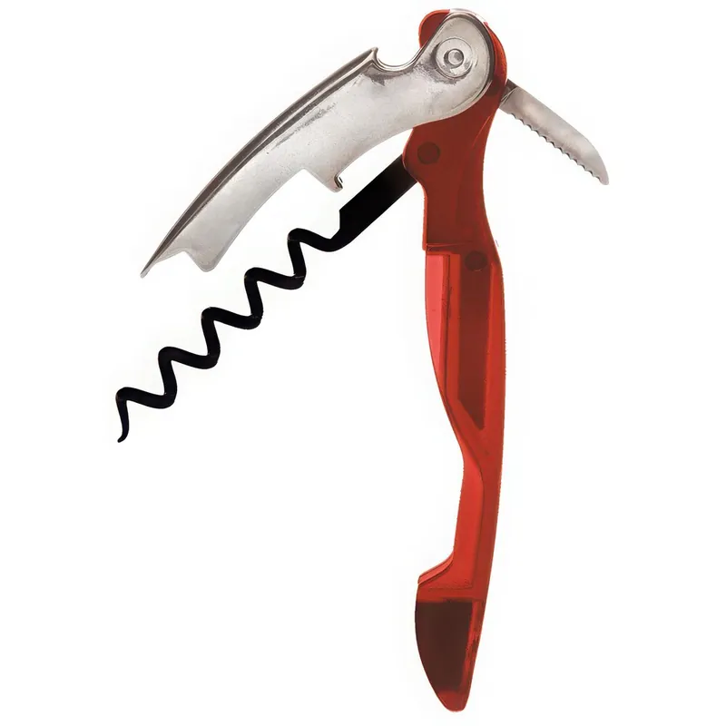 PullPlus Domaine Waiter's Corkscrew with Translucent Red Wine Handle 5303-21 Last Chance