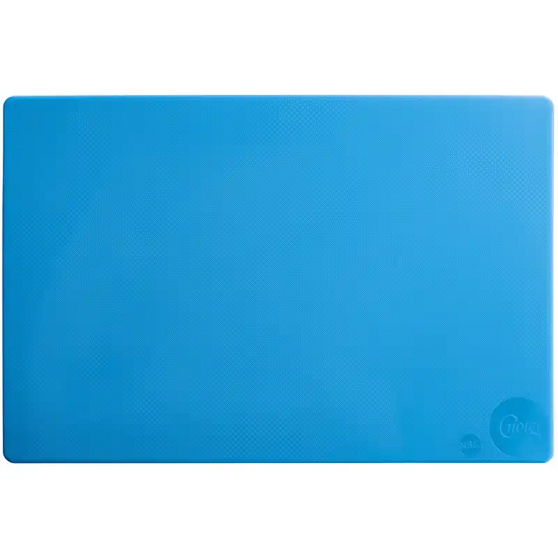 Choice 18" x 12" x 1/2" Blue Polyethylene Cutting Board While Supplies Last