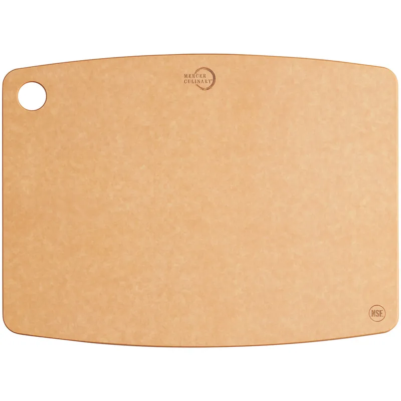 Editor’s Pick Mercer Culinary 14 1/2" x 10 7/8" x 1/4" Composite Cutting Board M18961