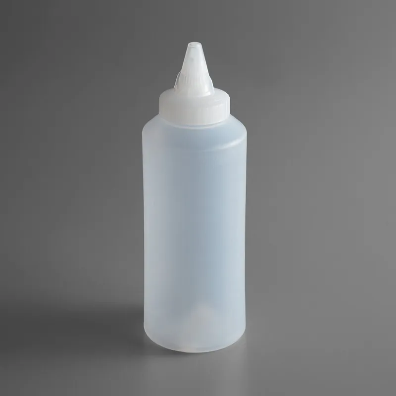 Bulk Order Vollrath 2912-13 Traex® 12 oz. Clear Single Tip Closeable Standard Squeeze Bottle