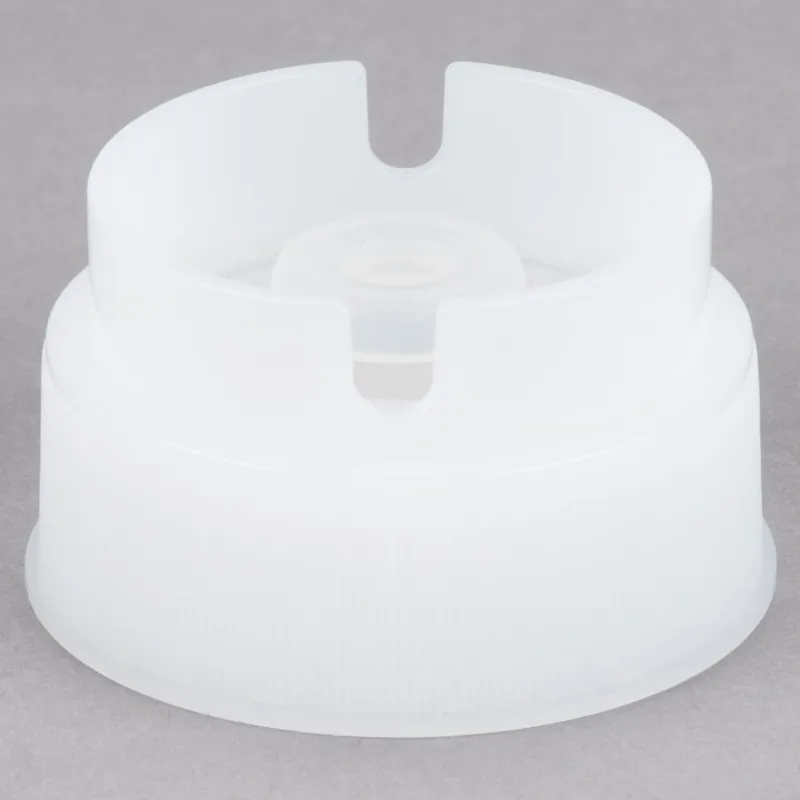 Popular TableCraft 53TSVN INVERTAtop White Replacement ValveTop for Inverted or Squeeze Bottles with 53 mm Opening - 12/Pack