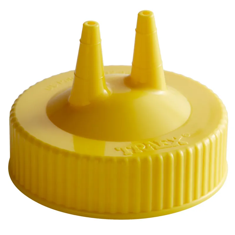 Vollrath 2300-08 Traex® Yellow Twin Tip™ Wide Mouth Bottle Cap Free Shipping