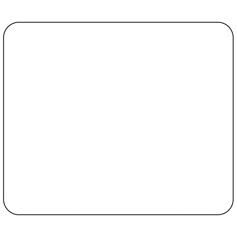 High Quality DayMark IT115853 DissolveMark® 1" x 1" Blank Dissolvable Direct Thermal Label - 2,000/Roll