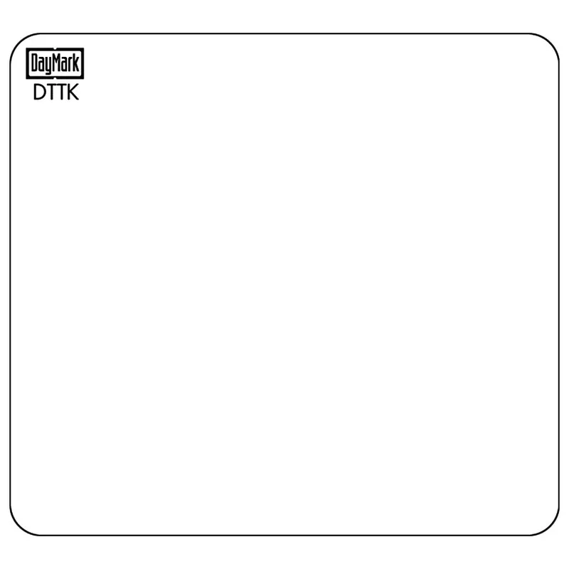DayMark IT115697 ToughMark 2" x 2" Blank Removable / Repositionable Direct Thermal Label - 1,000/Roll Must Have