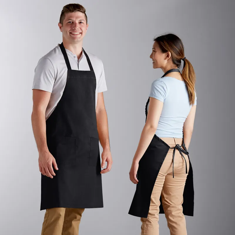 Exclusive Offer Choice Black Bib Apron (34"L x 30"W): Shop WebstaurantStore