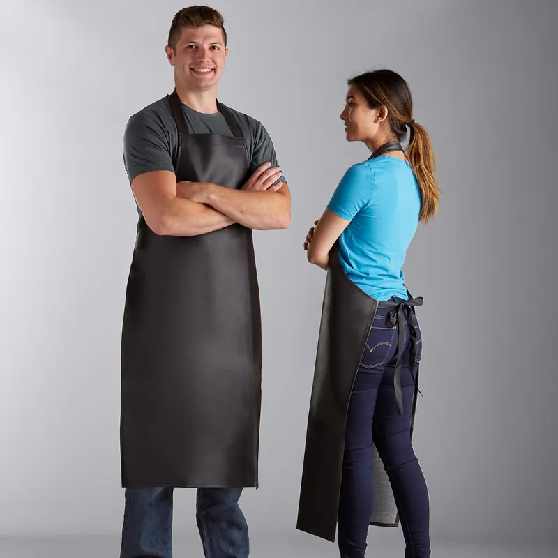 Limited Offer Choice Brown 38 Mil Heavy Weight Vinyl Dishwasher Apron - 40" x 25"