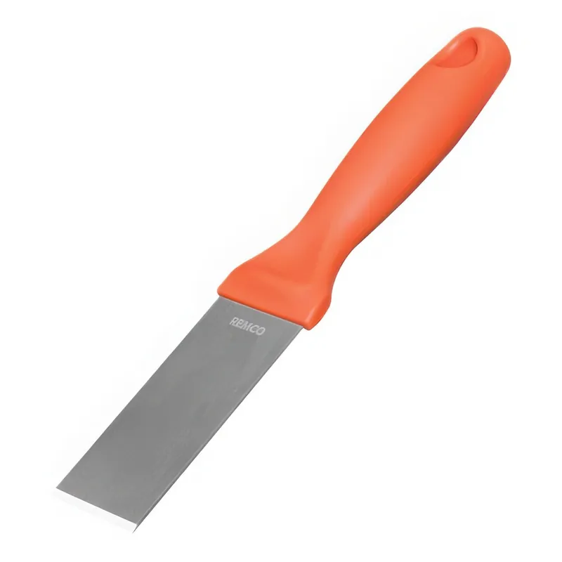 Vikan 1 1/2" Stainless Steel Scraper with Orange Handle 69717 Trending