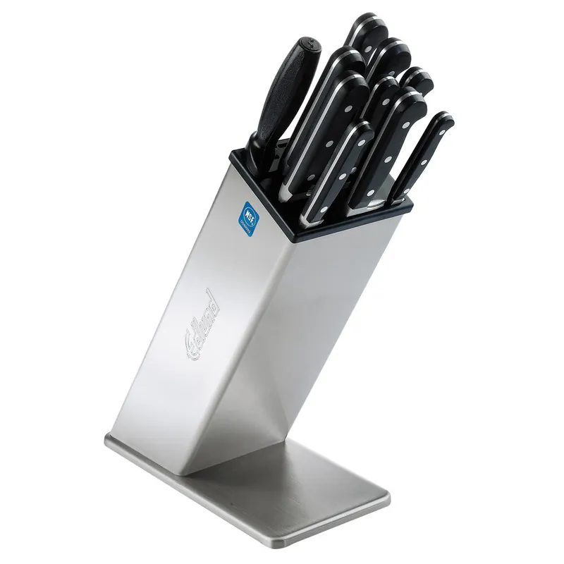 Editor’s Pick Edlund KBS-2002 6-Slot Slanted Stainless Steel Knife Block