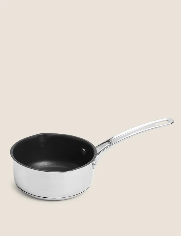 Budget Stainless Steel 14cm Milk Pan